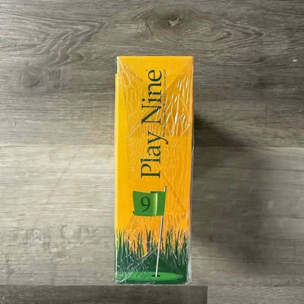 Play Nine · The Card Game of Golf · 2-6 Players, New in sealed box